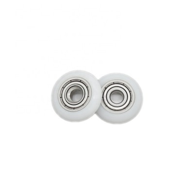 Manufacturer direct supply plastic steel window pulley stainless steel 420 + POM s605zz single pulley 5 * 20 * 6mm